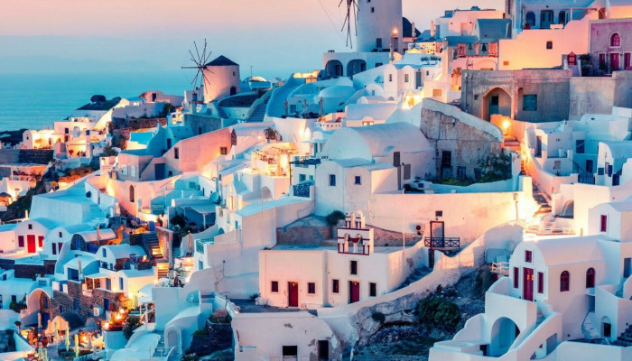 Santorini Greece iPhone Wallpaper