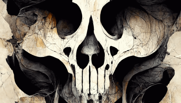 Abstract Skull Wallpaper