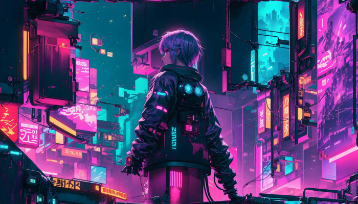 Cyberpunk Anime Wallpaper