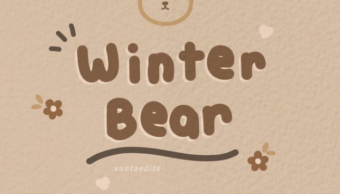 Winter Bear Wallpaper