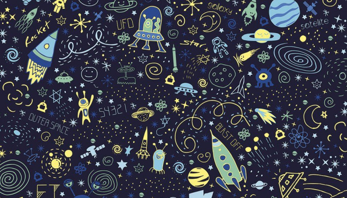 Space Doodle Wallpaper