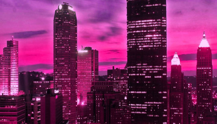 Pink City Wallpaper