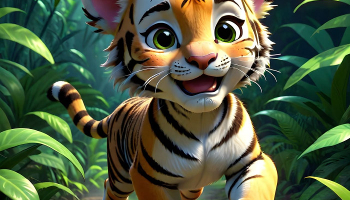 Tiger Cartoon Wallpaper