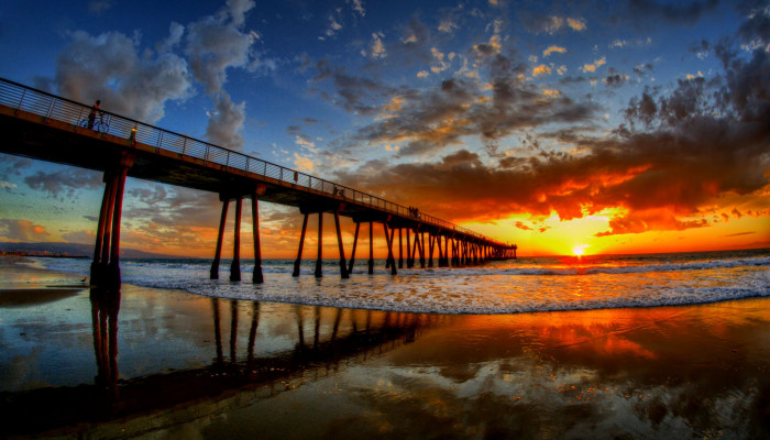 Summer Sunset Desktop Wallpaper