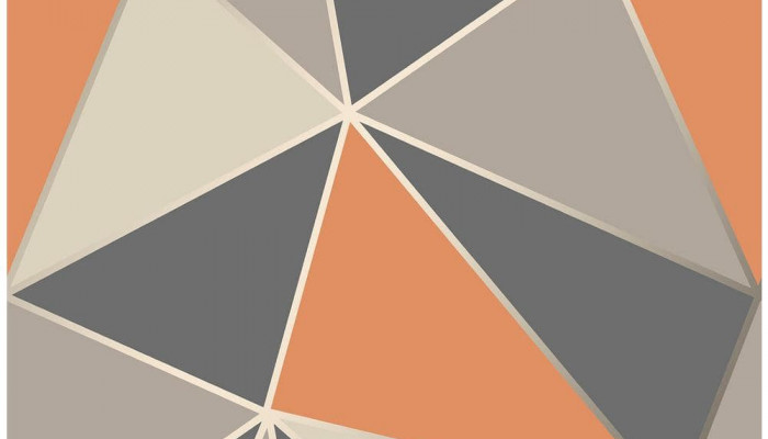 Orange Geometric Wallpaper