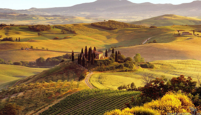 Italian Landscape Wallpaper
