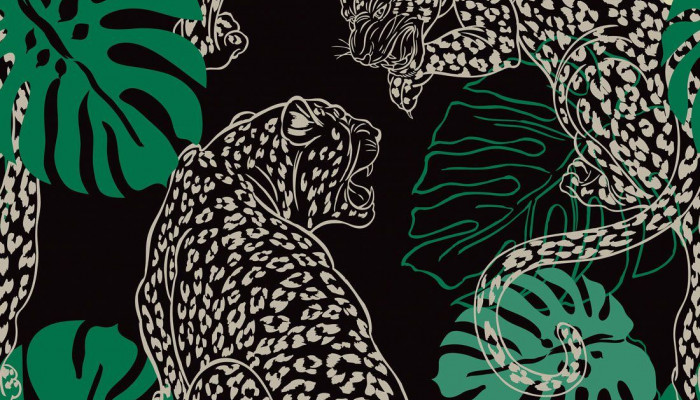 Green Leopard Wallpaper