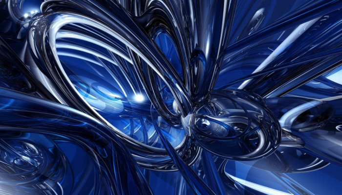 Abstract Blue Wallpaper