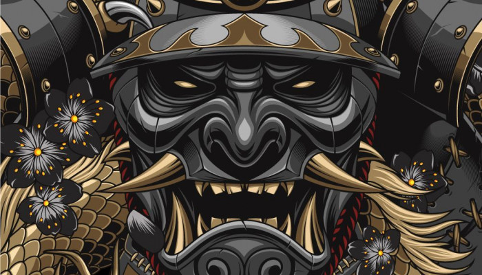 Samurai Mask Wallpaper