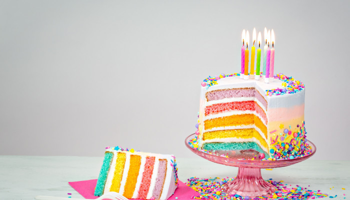Rainbow Cake Wallpaper