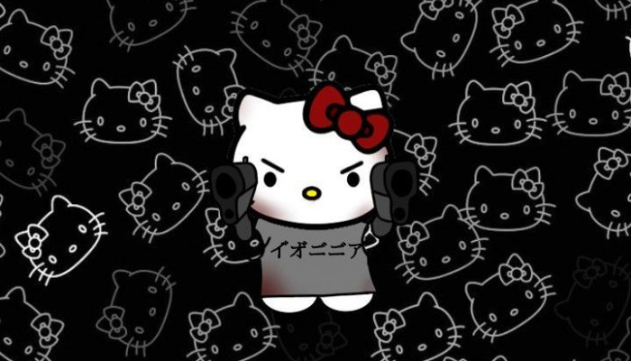 Dark Hello Kitty Wallpaper
