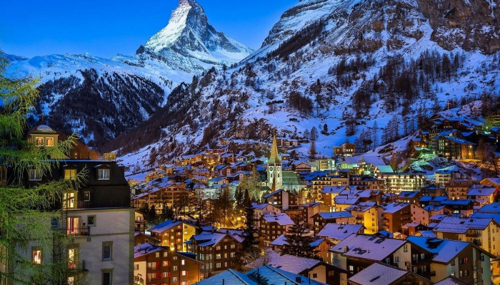 Switzerland Winter Wallpaper