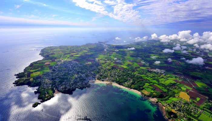 Aerial Nature Wallpaper