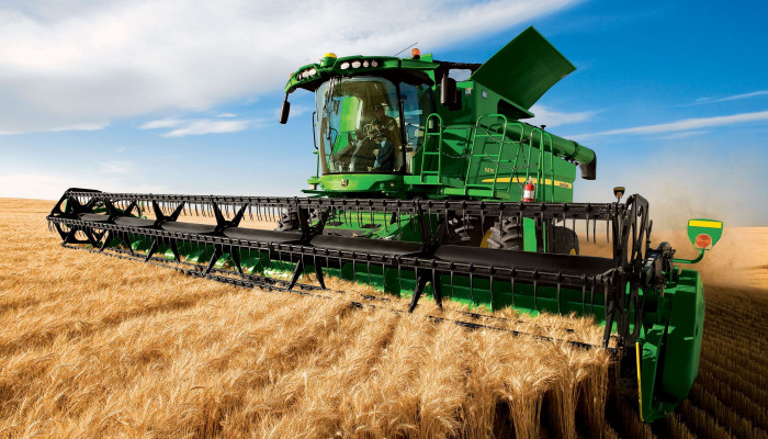 John Deere Combine Wallpaper