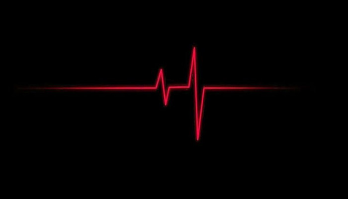 Heart Beat Black Wallpaper