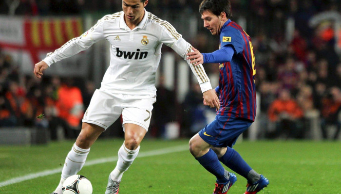 Messi Ronaldo 4K Wallpaper