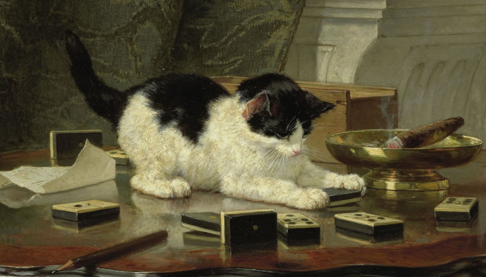 Cat Painting Wallpaper