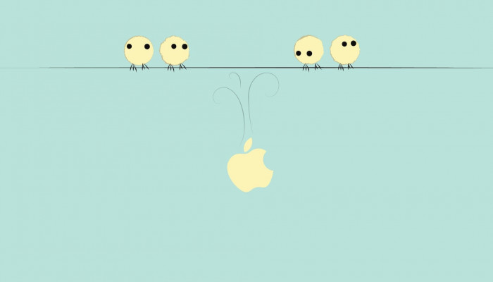 Cute Apple Desktop Wallpaper