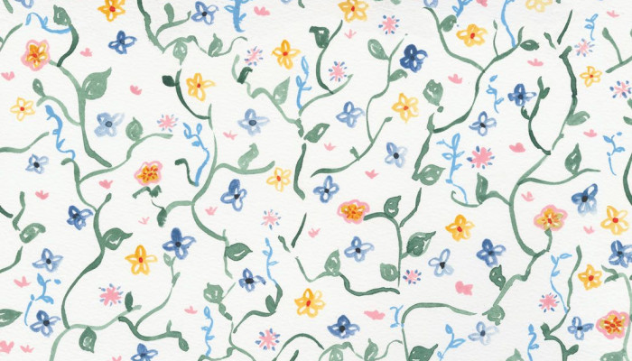 Dainty Floral Wallpaper