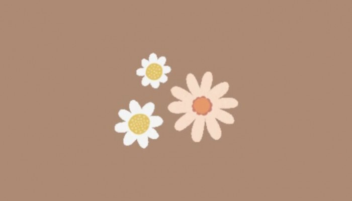 Brown Flower Wallpaper