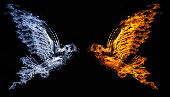 Fire Water Wallpaper