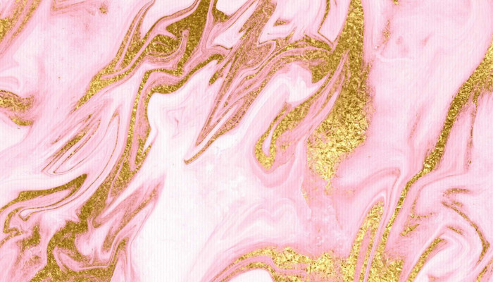 Pink and Gold Desktop Wallpaper