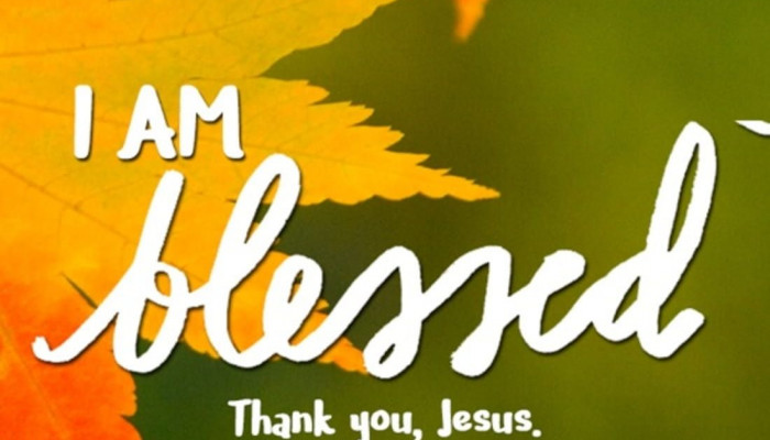 I AM Blessed Wallpaper