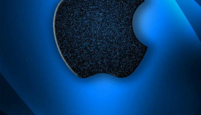 Blue Apple iPhone Wallpaper