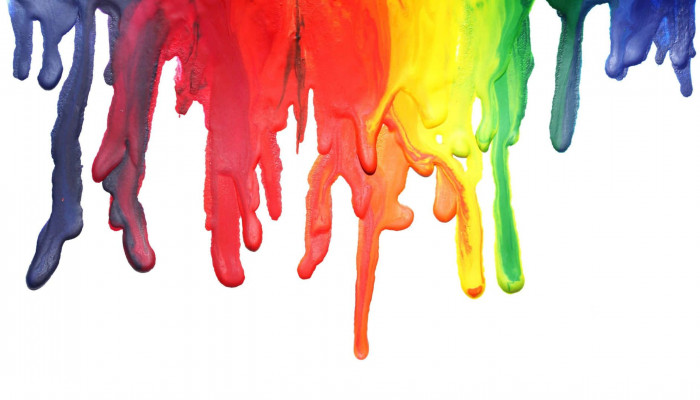 Rainbow Drip Wallpaper