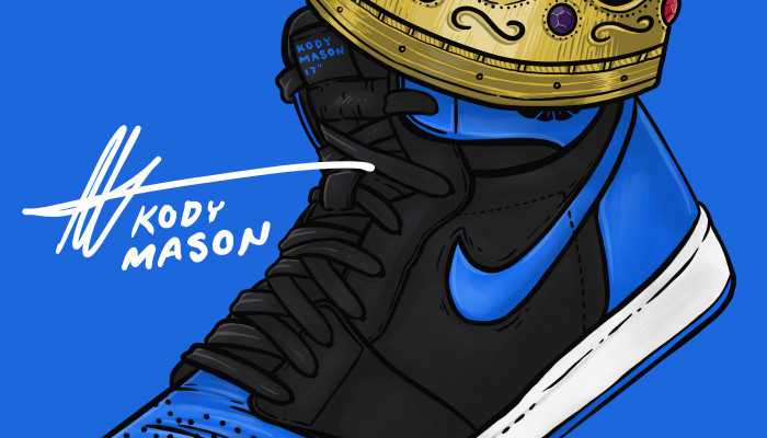 Blue Jordan Wallpaper