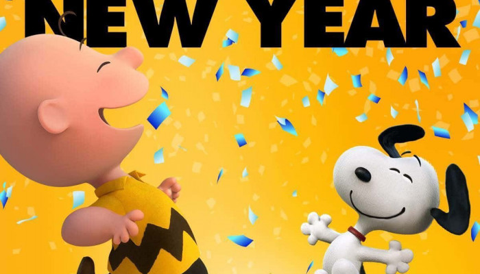 Snoopy New Year Wallpaper