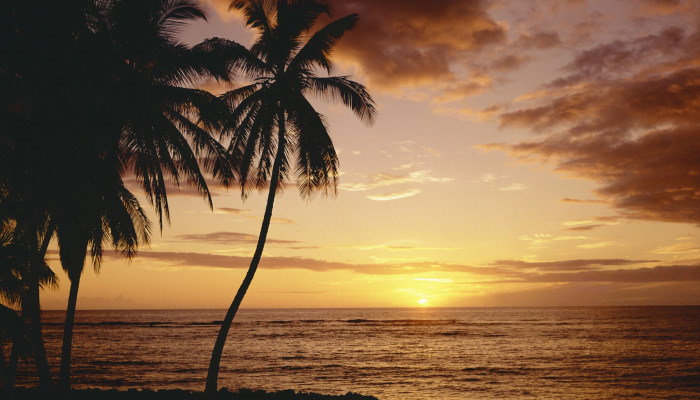 Hawaiian Sunset Wallpaper