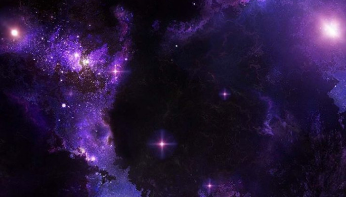 Dark Purple Space Wallpaper