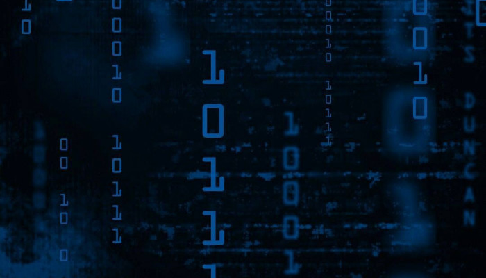 Blue Cyber Wallpaper