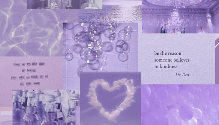 Light Purple Aesthetic Wallpaper