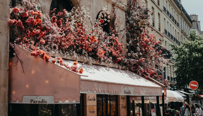 French Cafe Wallpaper