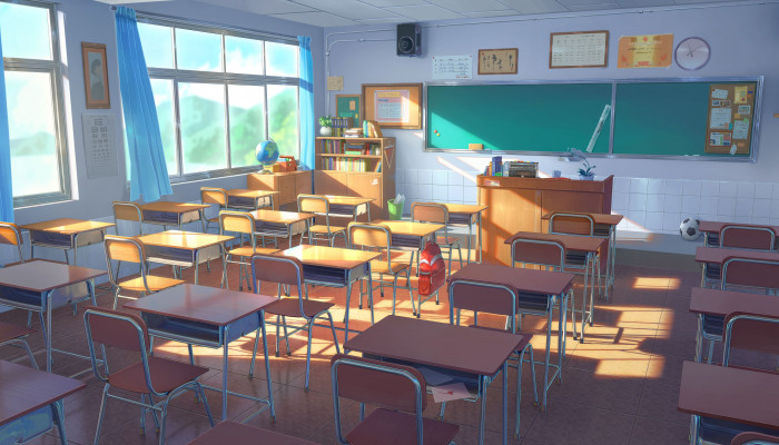 Anime Classroom Wallpaper