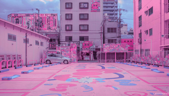 Pink Japanese Wallpaper