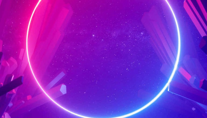 Neon Pink and Blue Wallpaper