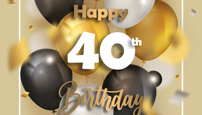 40th Birthday Wallpaper