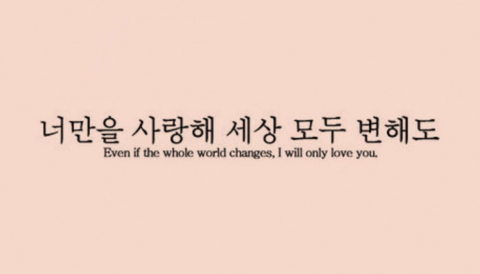 Korean Quotes Wallpaper