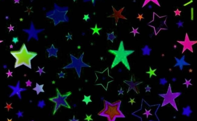 Neon Star Wallpaper