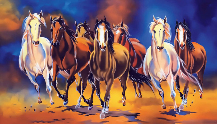 7 Horses Wallpaper