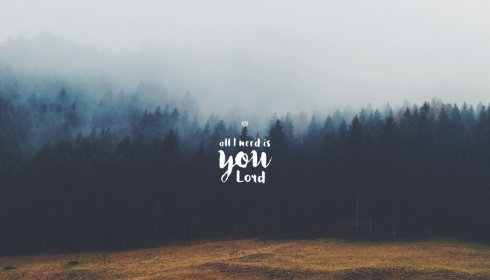 Landscape Bible Verse Wallpaper