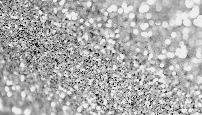 Silver Glitter Wallpaper