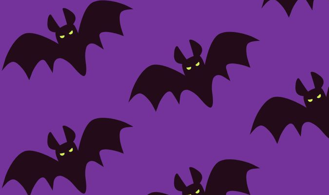Purple Bat Wallpaper
