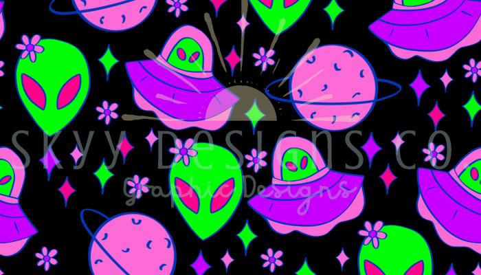 Cute UFO Wallpaper