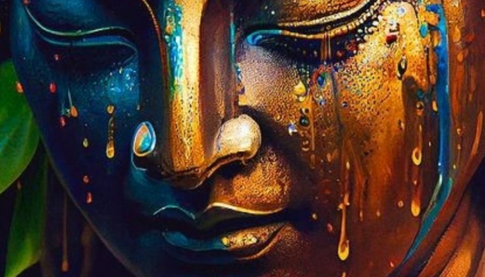 Buddha Painting Wallpaper