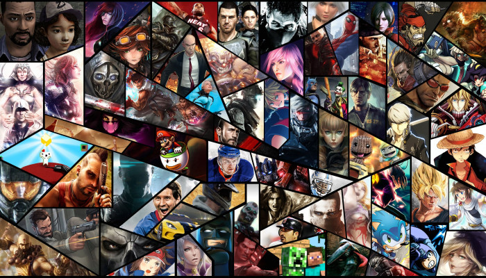 Gaming Collage Wallpaper