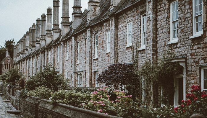 English Village Wallpaper